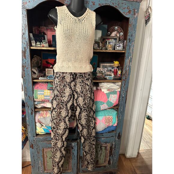 MALO THICK CHUNKY KNIT SOFTEST CASHMERE/SILK SLEEVELESS TOP 40 - Picture 2 of 13